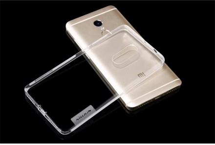 Накладка силиконовая Nillkin Nature TPU Case для Xiaomi Redmi Note 4 прозрачная