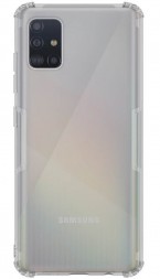 Накладка силиконовая Nillkin Nature TPU Case для Samsung Galaxy A51 A515 прозрачно-черная