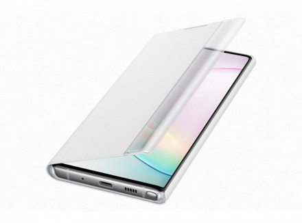 Чехол Samsung Clear View Cover для Samsung Galaxy Note 10 N970 EF-ZN970CWEGRU белый