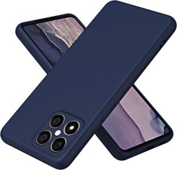 Накладка силиконовая Silicone Cover для Honor X8 2022 синяя