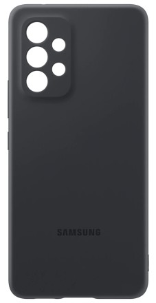 Накладка Silicone Cover для Samsung Galaxy A53 5G A536 EF-PA536TBEGRU черная