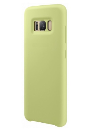 Накладка силиконовая Silicone Cover для Samsung Galaxy S8 SM-G950 салатовая