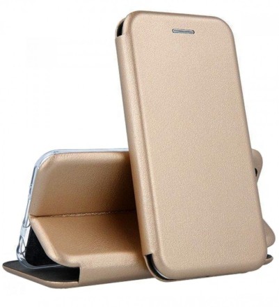 Чехол-книжка Fashion Case для Samsung Galaxy M10 M105 золотая