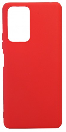 Накладка силиконовая Soft Touch для Xiaomi Redmi Note 10 Pro красная