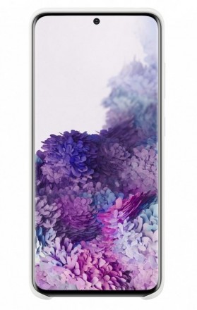 Накладка Samsung Silicone Cover для Samsung Galaxy S20 G980 EF-PG980TWEGRU белая
