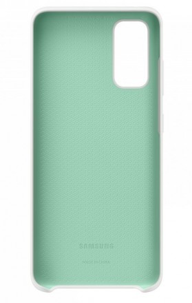 Накладка Samsung Silicone Cover для Samsung Galaxy S20 G980 EF-PG980TWEGRU белая