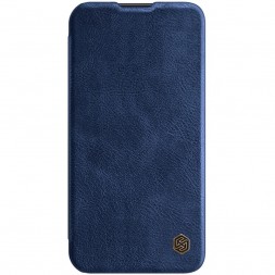Чехол Nillkin Qin Pro Leather Case для Apple iPhone 13 Pro Blue (синий)