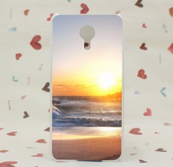 Накладка пластиковая для Meizu M3 Note с рисунком &quot;Пляж на рассвете&quot;