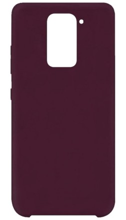 Накладка силиконовая Silicone Cover для Xiaomi Redmi Note 9 фиолетовая