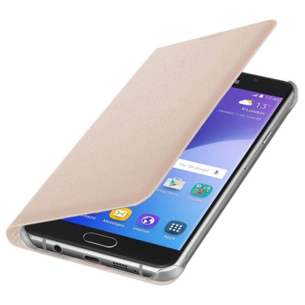 Чехол-книжка Flip Case для Samsung Galaxy J5 (2016) J510 золотой