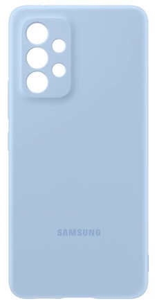 Накладка Silicone Cover для Samsung Galaxy A53 5G A536 EF-PA536TLEGRU голубая
