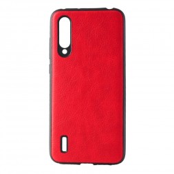 Накладка силиконовая для Xiaomi Mi 9 Lite под кожу красная