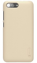 Накладка пластиковая Nillkin Frosted Shield для Asus Zenfone 4 Max Plus ZC550TL золотая