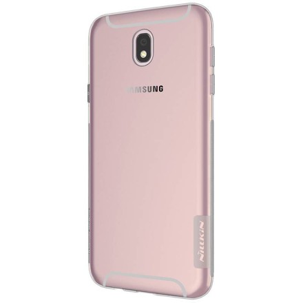 Накладка силиконовая Nillkin Nature TPU Case для Samsung Galaxy J7 (2017) J730 прозрачно-черная