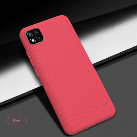 Накладка пластиковая Nillkin Frosted Shield для Xiaomi Poco C3 Красная