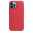 Накладка силиконовая Silicone Case для iPhone 12 / iPhone 12 Pro красная