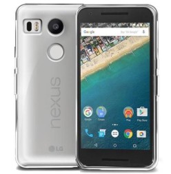Накладка силиконовая для LG Nexus 5X прозрачно-черная