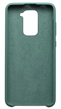 Накладка силиконовая Silicone Cover для Xiaomi Redmi Note 9 зелёная