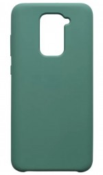 Накладка силиконовая Silicone Cover для Xiaomi Redmi Note 9 зелёная