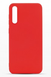 Накладка силиконовая Silicone Cover для Samsung Galaxy A50 (2019) A505 красная