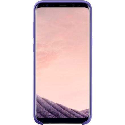 Накладка силиконовая Silicone Cover для Samsung Galaxy S8 SM-G950 фиолетовая