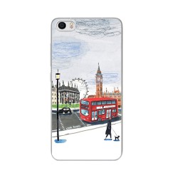 Накладка силиконовая для Xiaomi Redmi Note 4 рисунок Лондон (London)