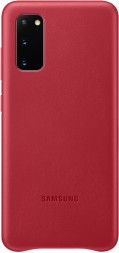 Накладка Samsung Leather Cover для Samsung Galaxy S20 G980 EF-VG980LREGRU красная