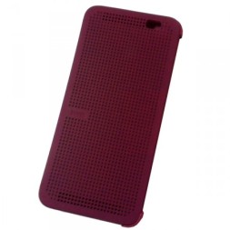 Чехол Dot View Flip Case (HC M110) для HTC One E8 фиолетовый