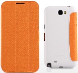 Чехол Yoobao Fashion Leather Case for Samsung Galaxy Note II N7100 Orange
