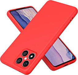 Накладка силиконовая Silicone Cover для Huawei Honor X8 2022 красная