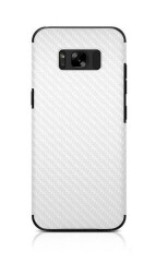 Накладка силиконовая для Samsung Galaxy S8 G950 карбон белая