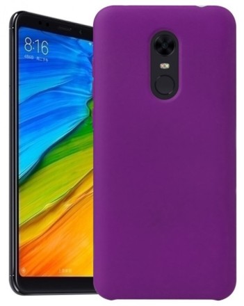 Накладка силиконовая Silicone Cover для Xiaomi Redmi 5 фиолетовая