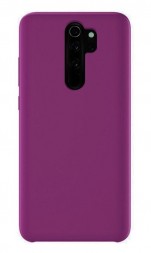 Накладка силиконовая Silicone Cover для Xiaomi Redmi Note 8 Pro фиолетовая