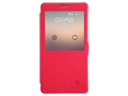 Чехол-книжка Nillkin Fresh Series для Samsung Galaxy Note 4 N910 красный