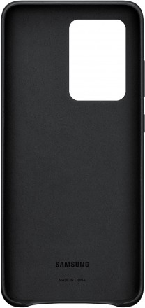 Накладка Leather Cover для Samsung Galaxy S20 Ultra G988 EF-VG988LBEGRU черная