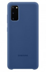 Накладка Samsung Silicone Cover для Samsung Galaxy S20 G980 EF-PG980TNEGRU синяя