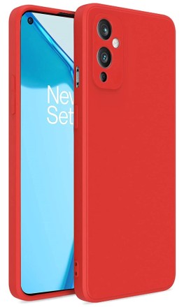 Накладка силиконовая Soft Touch для OnePlus 9 красная