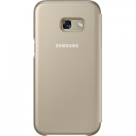 Чехол Samsung Neon Flip Cover для Samsung Galaxy A3 (2017) A320 EF-FA320PFEGRU золотой