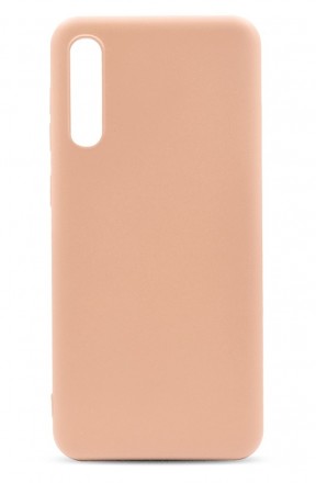 Накладка силиконовая Silicone Cover для Samsung Galaxy A50 A505 / Samsung Galaxy A30s бежевая