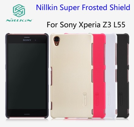 Накладка Nillkin Frosted Shield пластиковая для Sony Xperia Z3 Gold (золотая)
