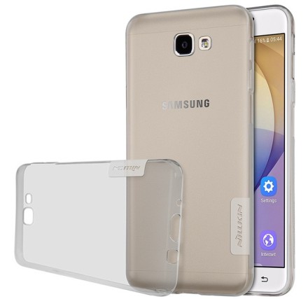 Накладка силиконовая Nillkin Nature TPU Case для Samsung Galaxy J7 Prime G610/On7 (2016) прозрачно-черная