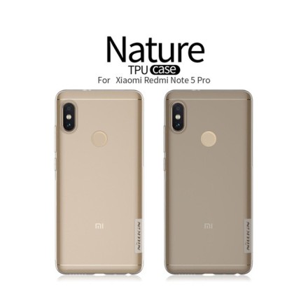 Накладка Nillkin Nature TPU Case силиконовая для Xiaomi Redmi Note 5 / Note 5 Pro прозрачная