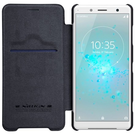 Чехол-книжка Nillkin Qin Leather Case для Sony Xperia XZ2 Compact черный