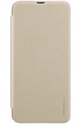 Чехол-книжка Nillkin Sparkle Series для Samsung Galaxy A30 A305 золотистый