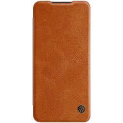 Чехол-книжка Nillkin Qin Leather Case для Samsung Galaxy A12 A125 коричневый