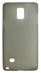 Накладка силиконовая для Samsung Galaxy Note 4 N910 матовая серая