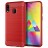 Накладка силиконовая для Samsung Galaxy M20 M205 карбон сталь красная