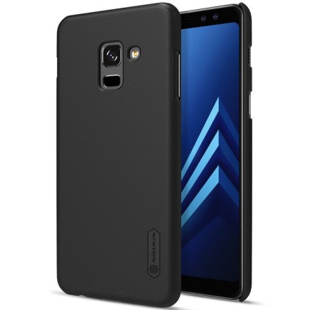 Накладка пластиковая Nillkin Frosted Shield для Samsung Galaxy A8 Plus (2018) A730 черная