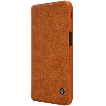 Чехол Nillkin Qin Leather Case для Samsung Galaxy J6 Plus (2018) J610 коричневый