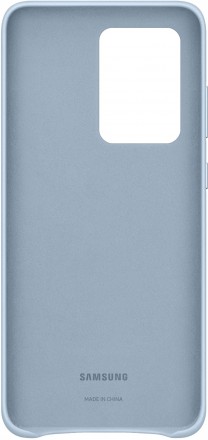 Накладка Leather Cover для Samsung Galaxy S20 Ultra G988 EF-VG988LLEGRU голубая